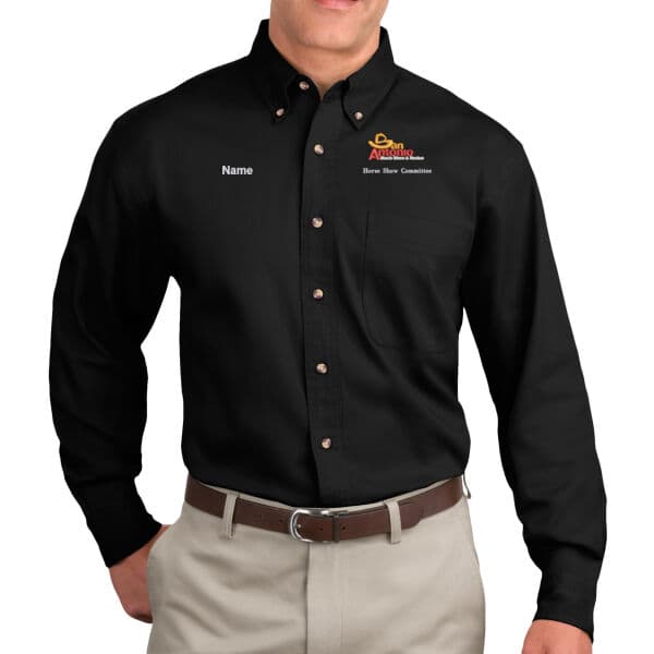 Committee Men's Twill Long Sleeve - 100% Cotton
